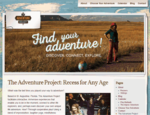 Tablet Screenshot of adventure-project.com